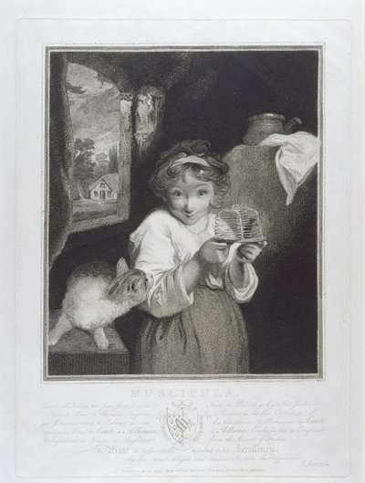 Muscipula, engraved by John Jones (c.1745-97) 1786 by Joshua Reynolds